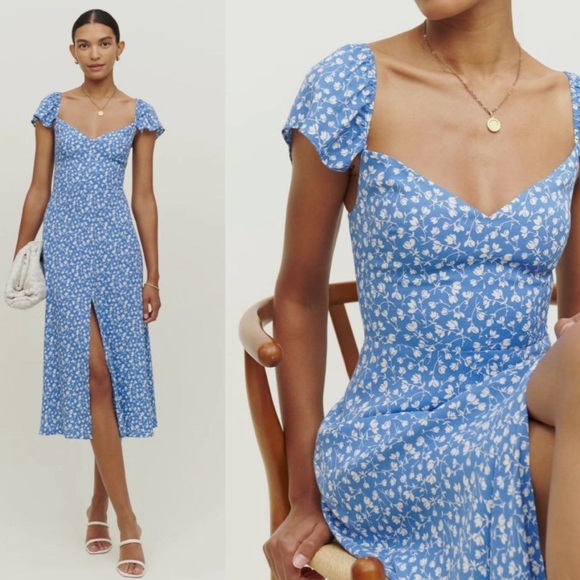 STAUD Dresses & Skirts - STAUD Baxley Floral Midi Dress